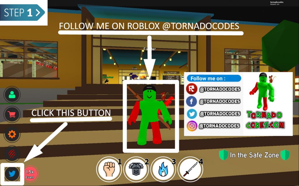 Roblox Anime Fighting Simulator Codes September 2023 Tornado Codes