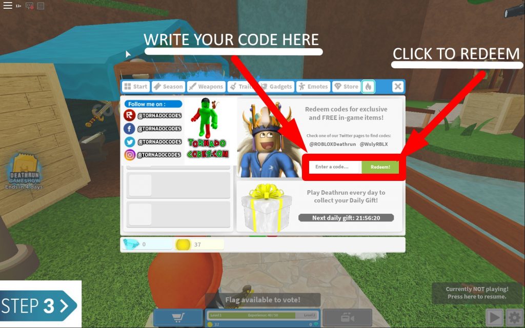 Deathrun Codes