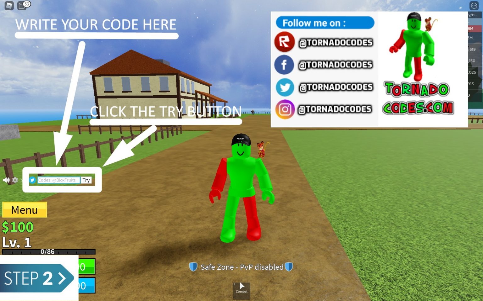 Blox fruits game codes january 2023 roblox den gambaran