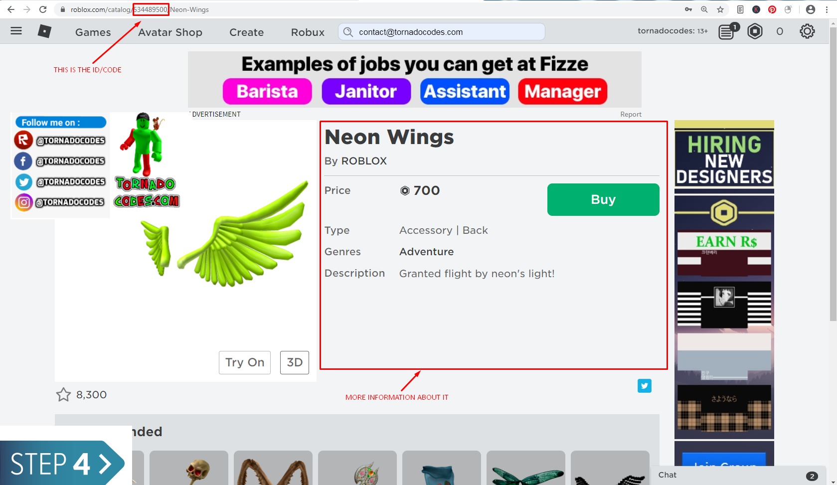Full list of Roblox face accessories and IDs